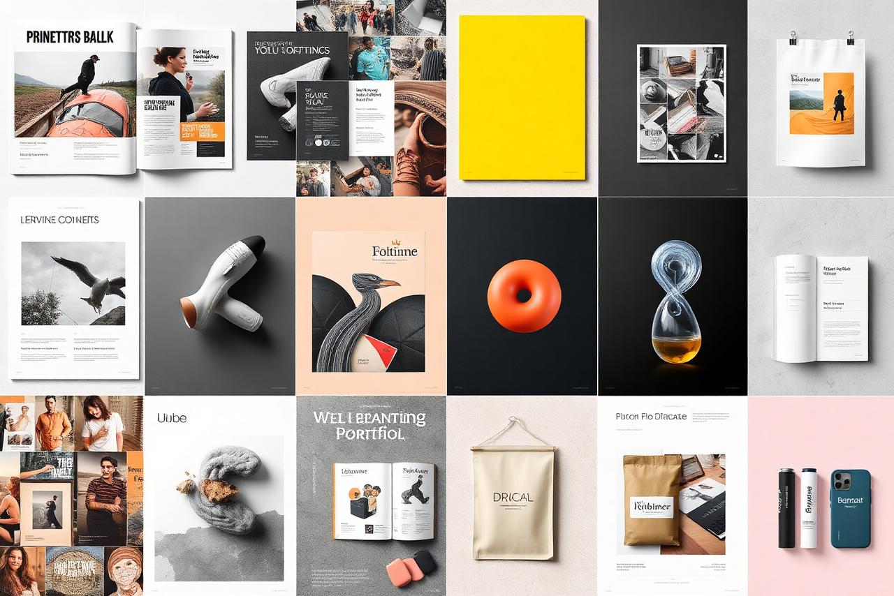 Collection of DreamPrint portfolio projects